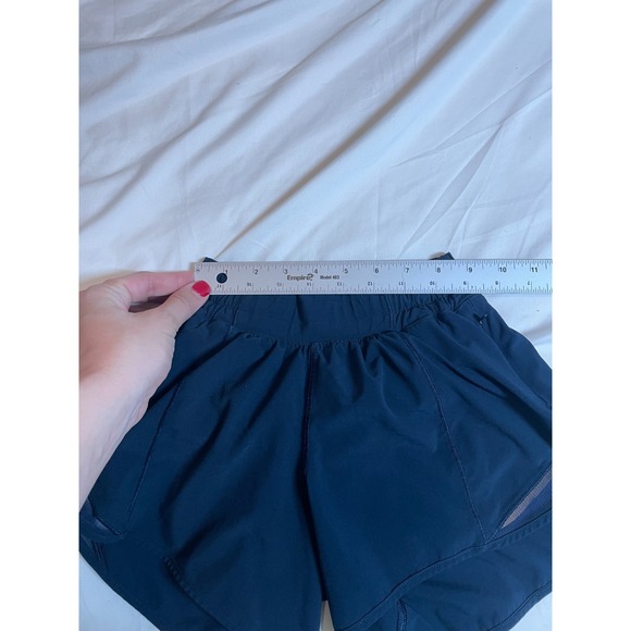 Lululemon Hotty Hot II Short Women 0 Tall 4" Pull On Gym Yoga Athleisure Lined - Picture 4 of 6